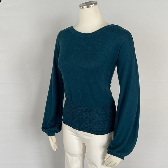 NWT Abercrombie and Fitch Teal Top X Small - Picture 6 of 10